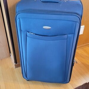 Samsonite Navy Blue Travel Suitcase